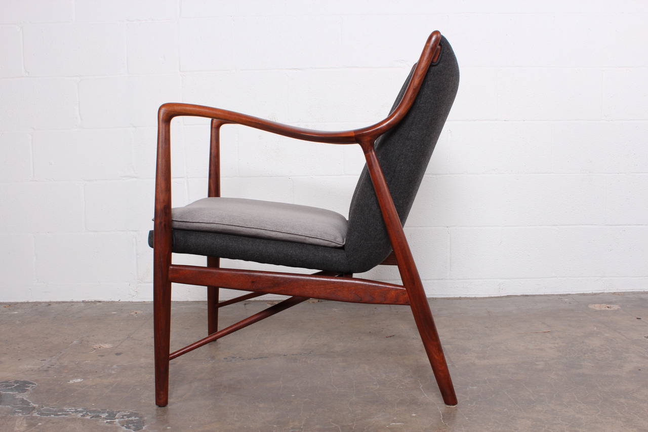 Mid-20th Century NV45 Lounge Chair by Finn Juhl for Baker
