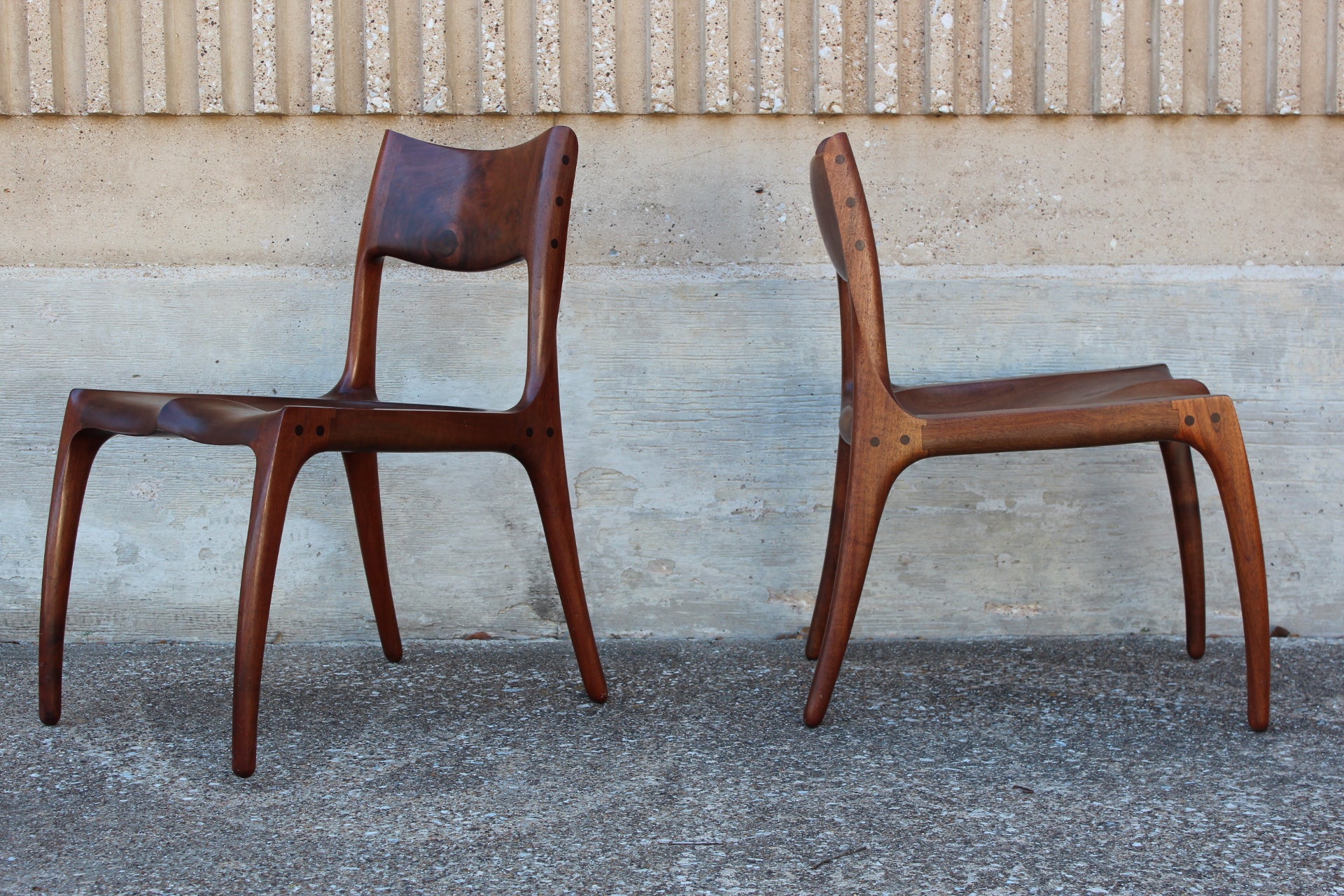 Pair of Craft Chairs by Rick Pohlers