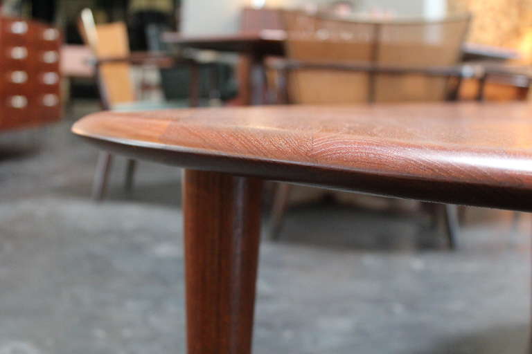 Large Solid Teak Coffee Table by Johannes Aasbjerg 2
