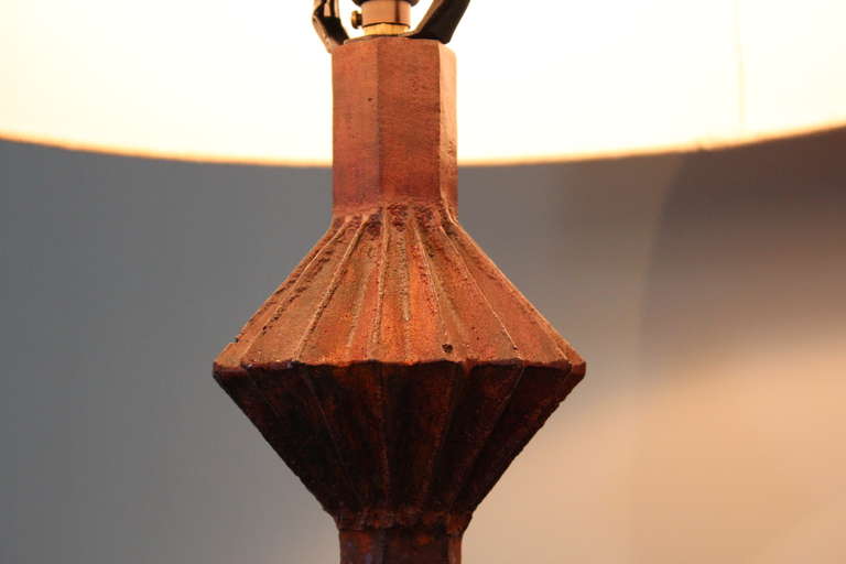 Pair of Patinated Lamps 2