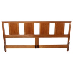 Bleached Mahogany Headboard by Edward Wormley for Dunbar