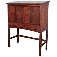 Rosewood Drop Front Desk