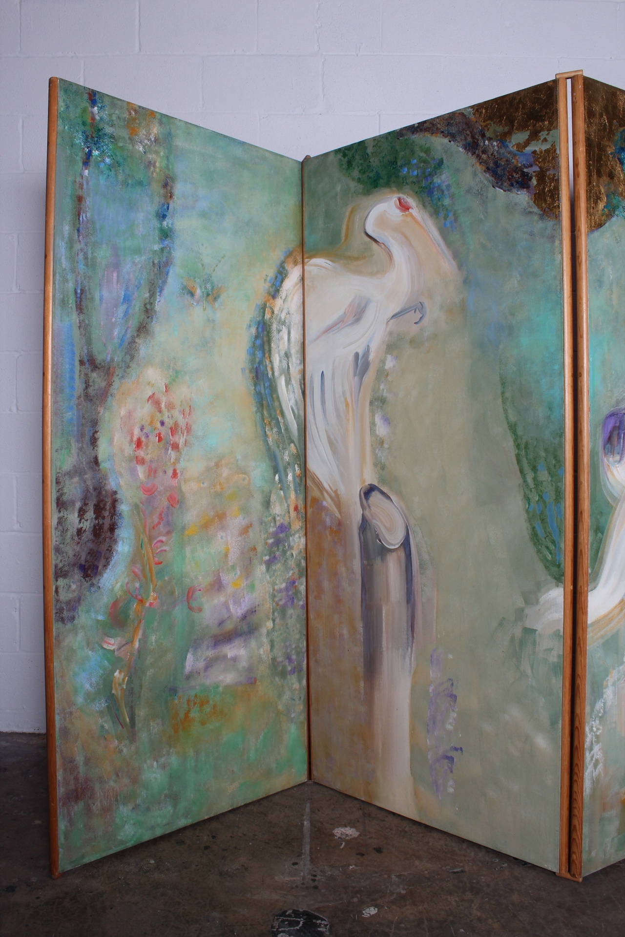 Large Painted Screen by Doris Dillon 1