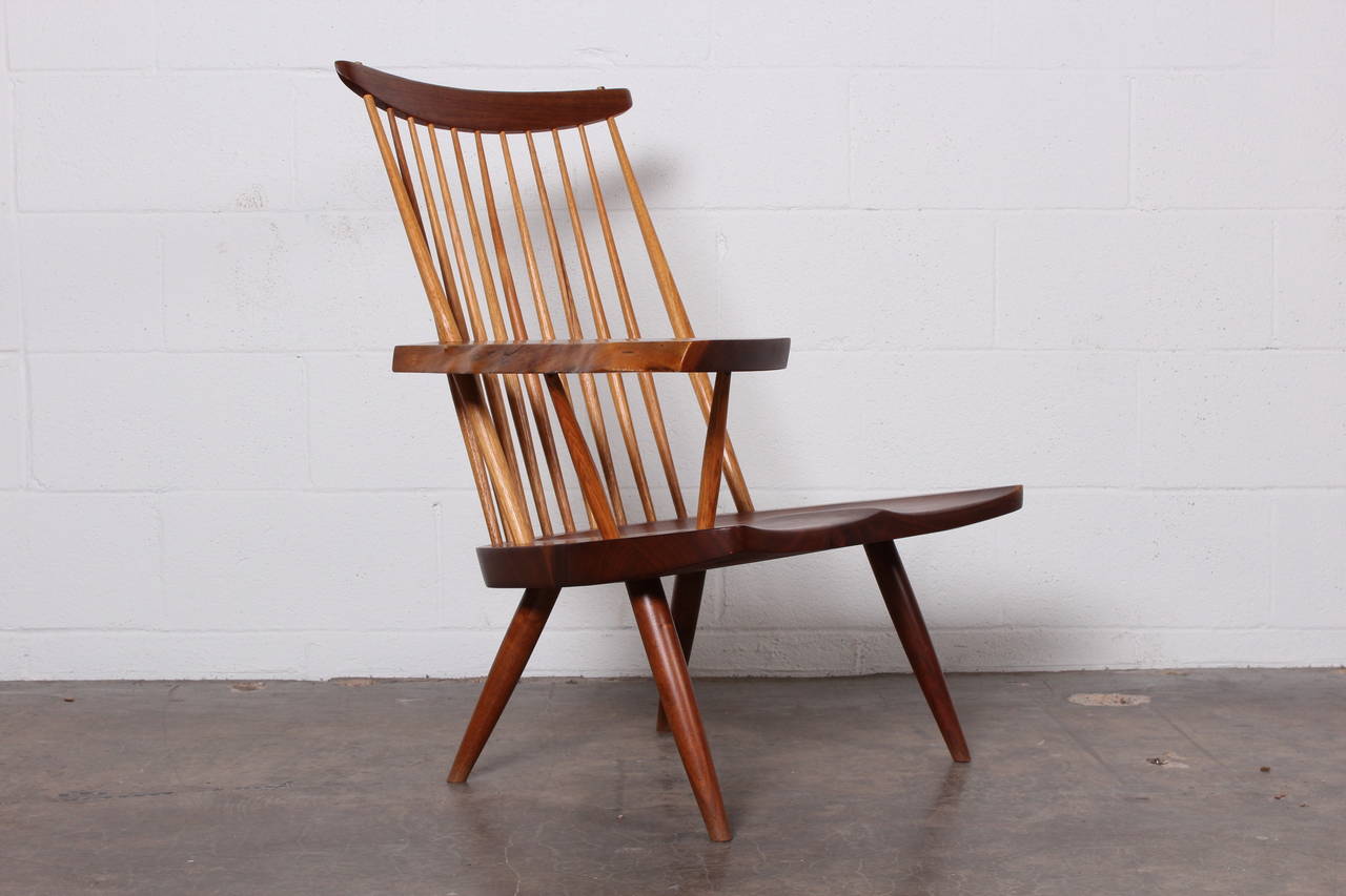 Mid-20th Century Single-Arm Lounge Chair by George Nakashima