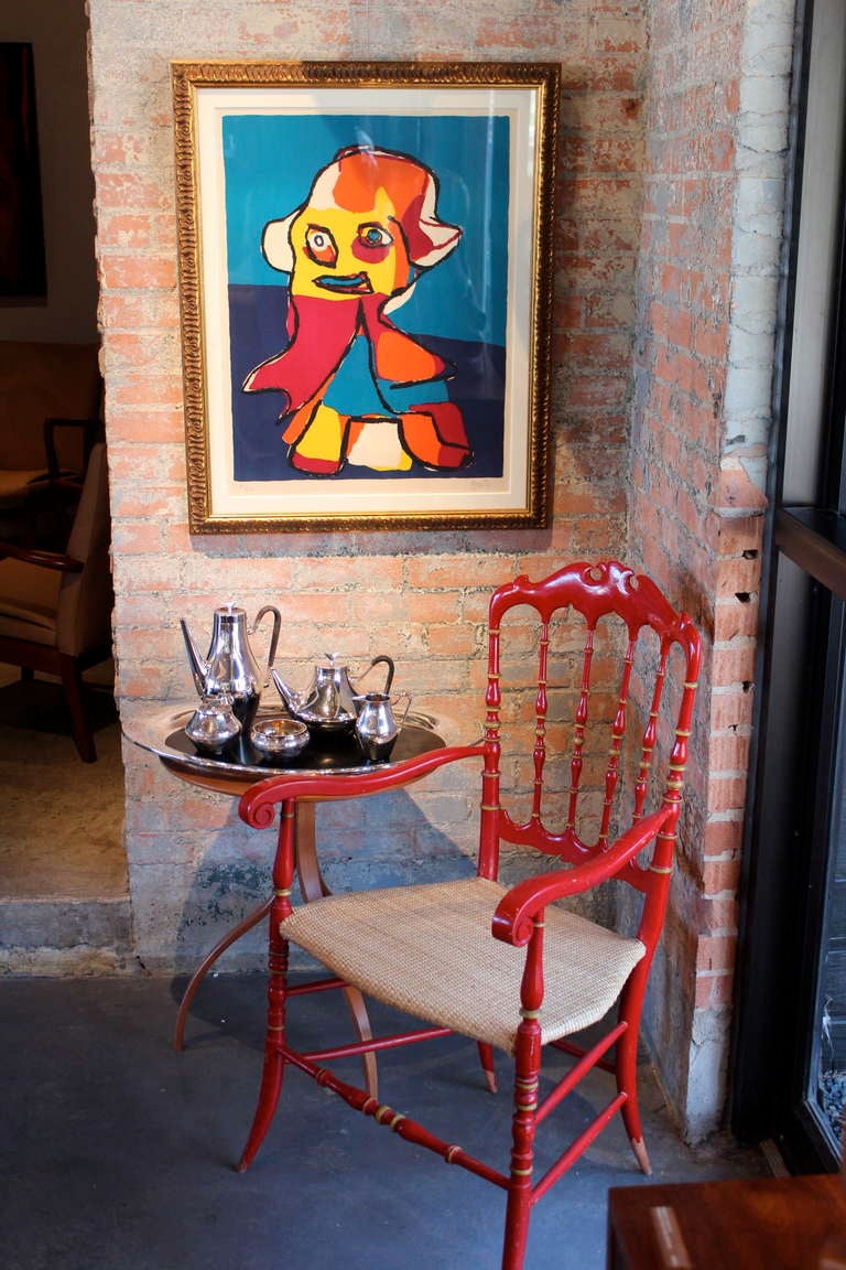 Pencil signed print by Karl Appel