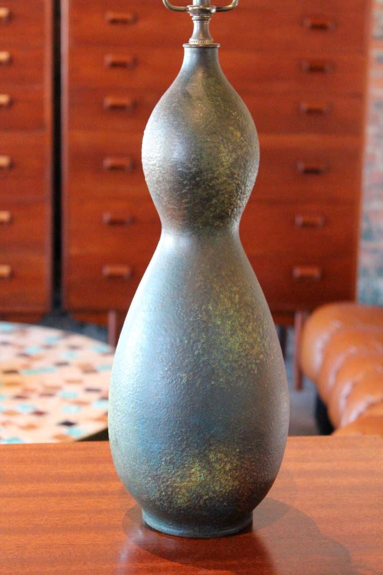 Gourd Shaped Lamp by Marcello Fantoni for Raymor In Excellent Condition In Dallas, TX