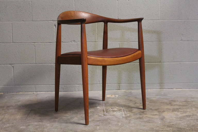 Danish Round Chair by Hans Wegner