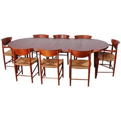 Teak Dining Set by Peter Hvidt