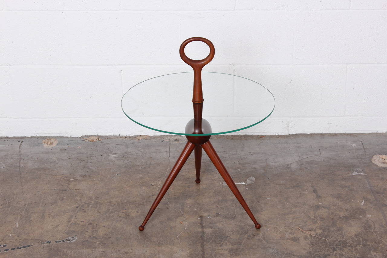 Mid-20th Century Italian Tripod Side Table