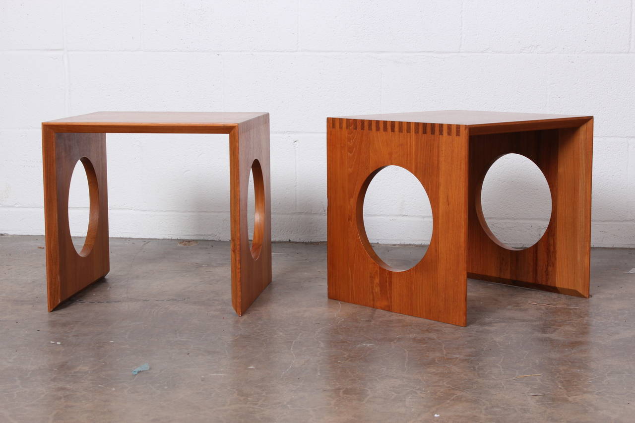 Mid-20th Century Cube Nesting Tables by Peter Hvidt for Richard Nissen