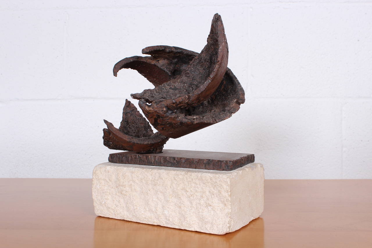 Mid-20th Century Bronze Sculpture by James Hubbell