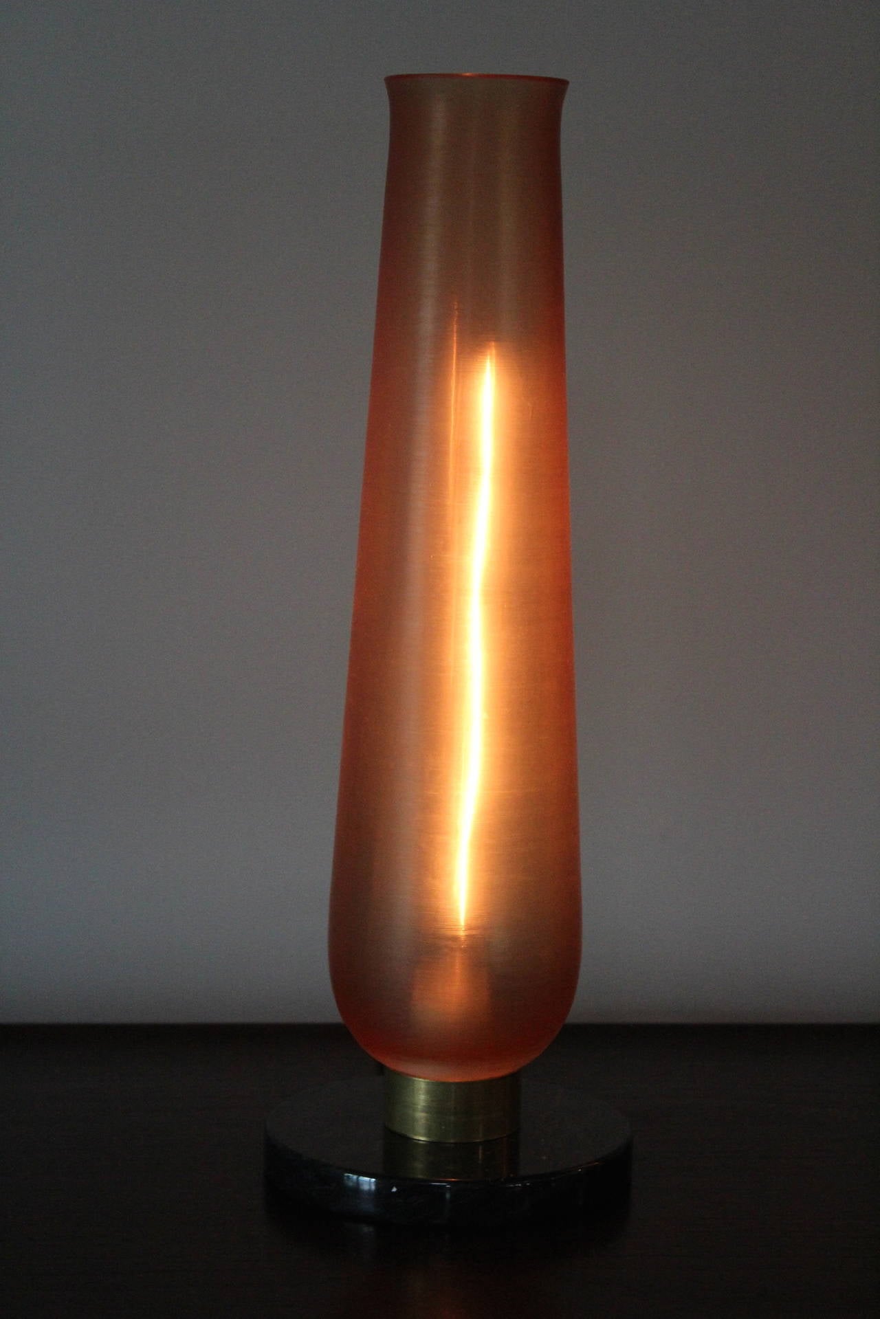Pair of Venini Glass Table Lamps 1