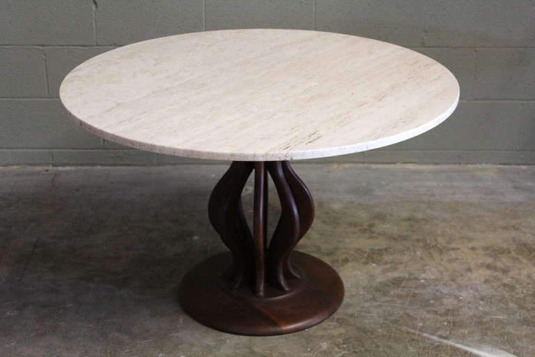 American Sculptural Game Table by Brown Saltman