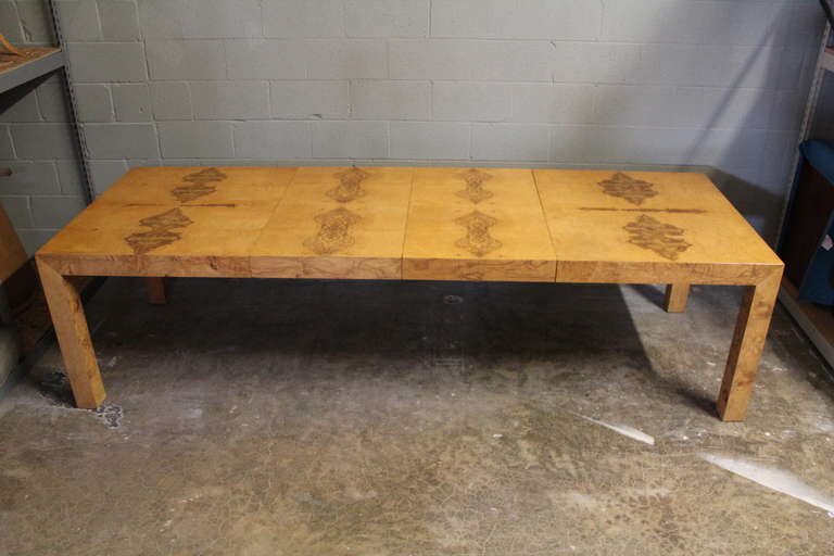 Large Burl Parsons Table by Milo Baughman for Thayer Coggin 1