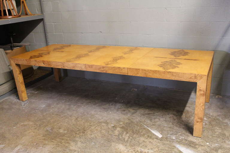 Large Burl Parsons Table by Milo Baughman for Thayer Coggin 2