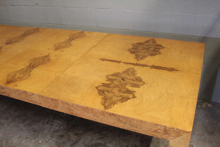 Large Burl Parsons Table by Milo Baughman for Thayer Coggin 3
