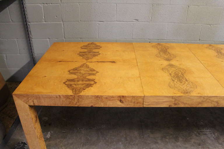 Large Burl Parsons Table by Milo Baughman for Thayer Coggin 4