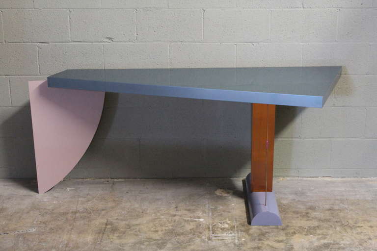 American Memphis Console/Desk attributed to Peter Shire