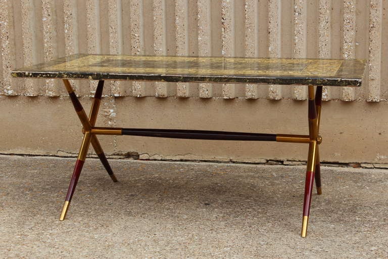 Coffee Table by Piero Fornasetti and Gio Ponti
