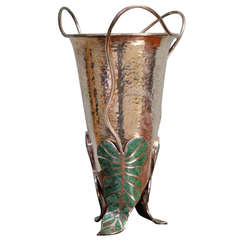 Large Sterling Silver Studio Vase by Emilia Castillo