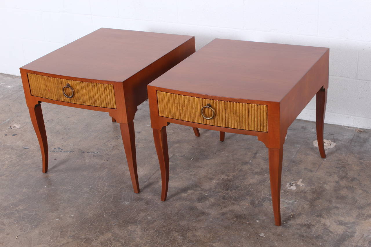 Pair of End Tables by Baker In Excellent Condition In Dallas, TX
