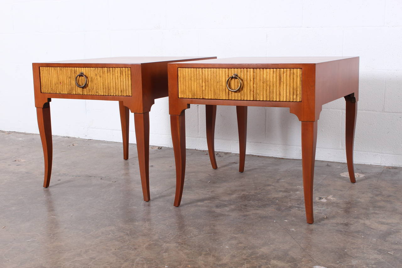 Mid-20th Century Pair of End Tables by Baker