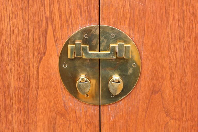 Mid-20th Century Walnut Cabinet by Edward Wormley for Dunbar