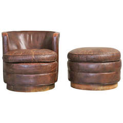 The Perfect Leather Chair by Edward Wormley for Dunbar