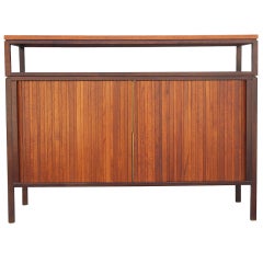 Tambour Door Cabinet by Edward Wormley for Dunbar