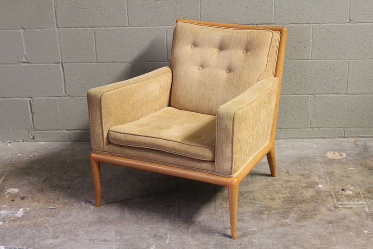 Lounge Chair Designed by T.H. Robsjohn-Gibbings In Good Condition In Dallas, TX