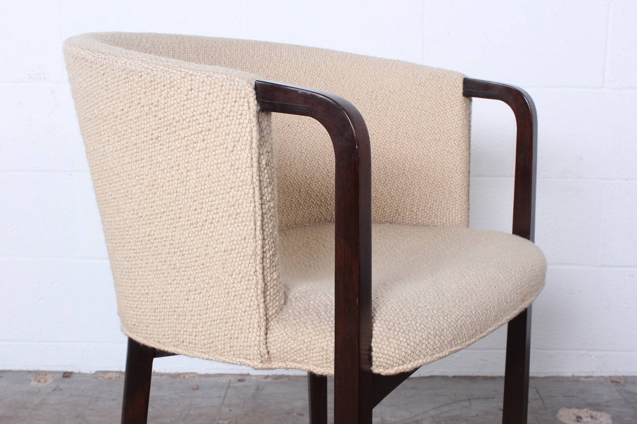 Set of Four Armchairs Designed by Edward Wormley for Dunbar In Good Condition In Dallas, TX