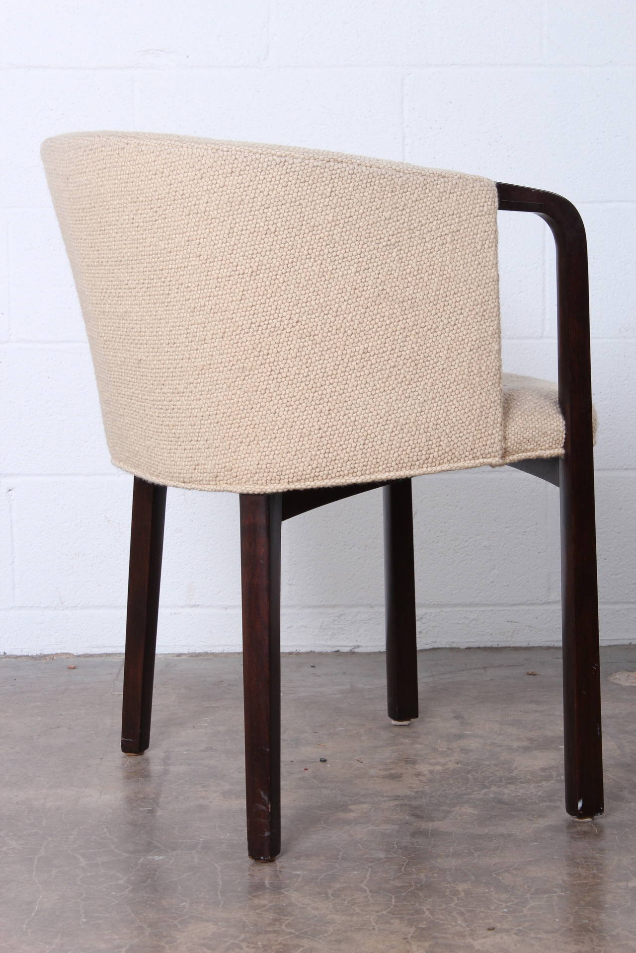 Set of Four Armchairs Designed by Edward Wormley for Dunbar 5