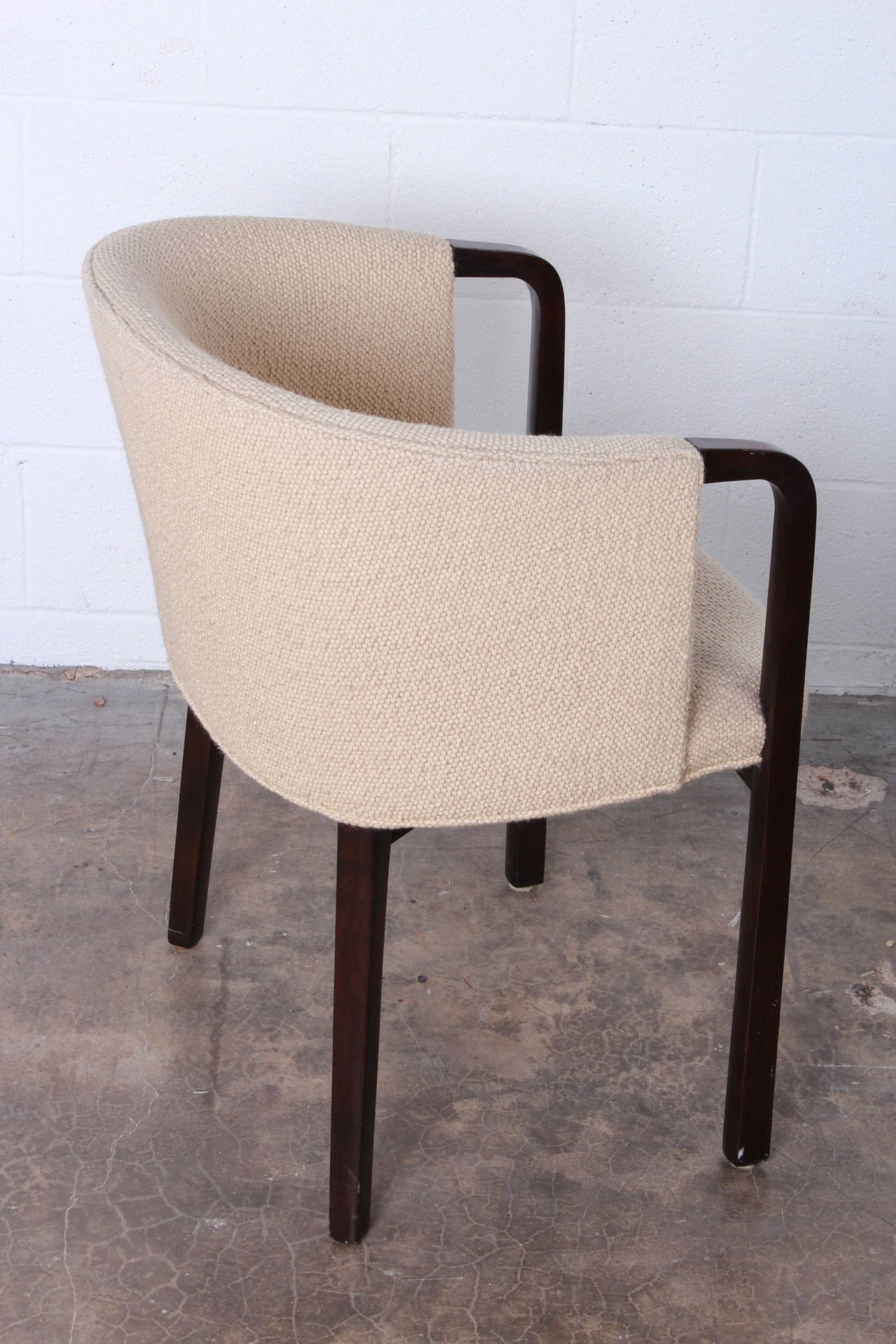 Set of Four Armchairs Designed by Edward Wormley for Dunbar 3