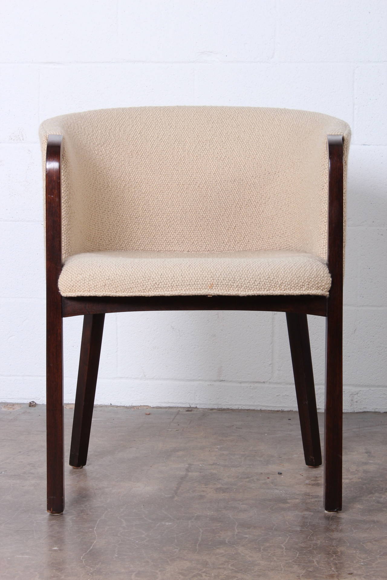 Set of Four Armchairs Designed by Edward Wormley for Dunbar 4