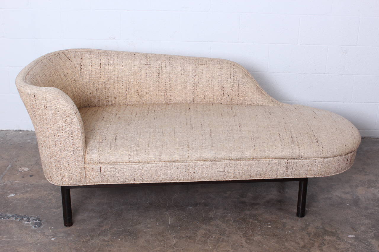 Chaise Longue by Edward Wormley for Dunbar In Good Condition In Dallas, TX