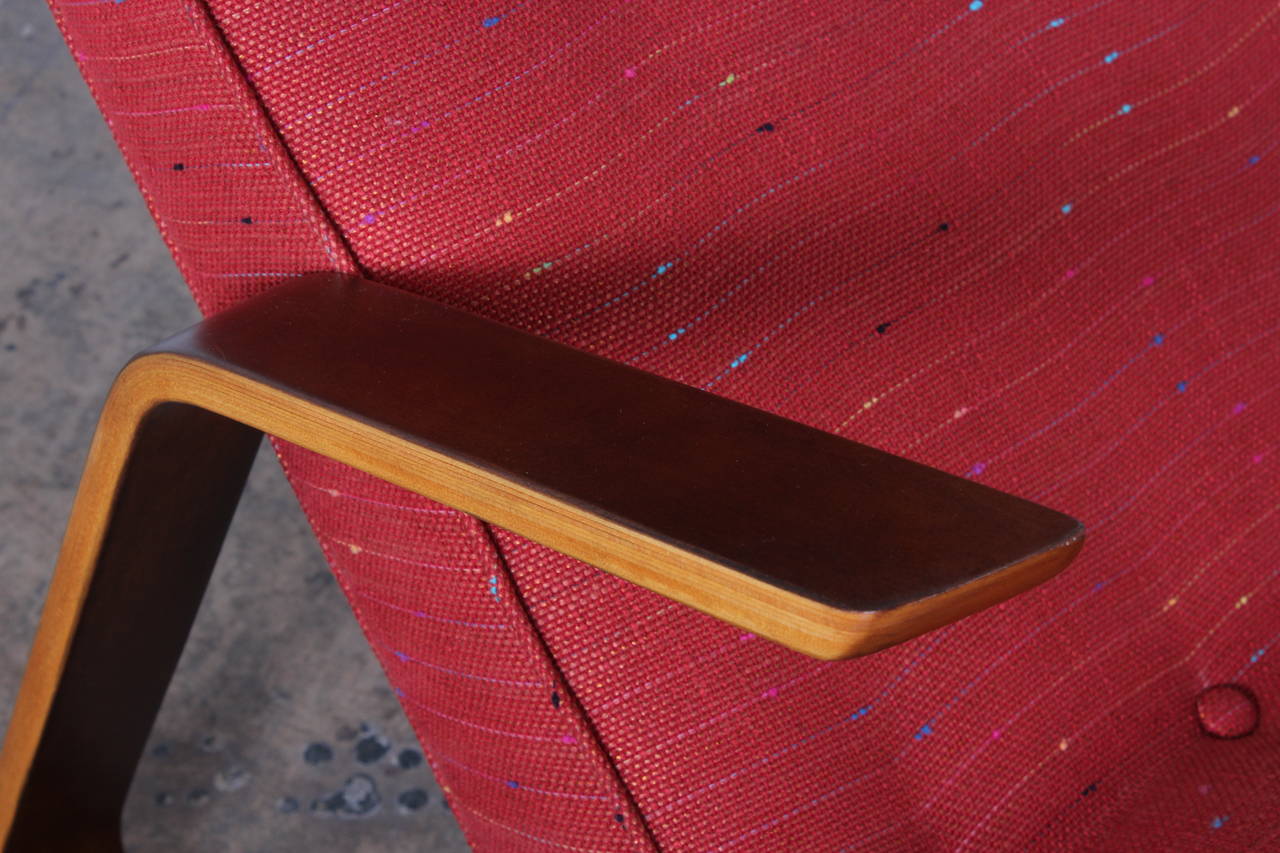 Grasshopper Chair and Ottoman by Eero Saarinen for Knoll In Excellent Condition In Dallas, TX