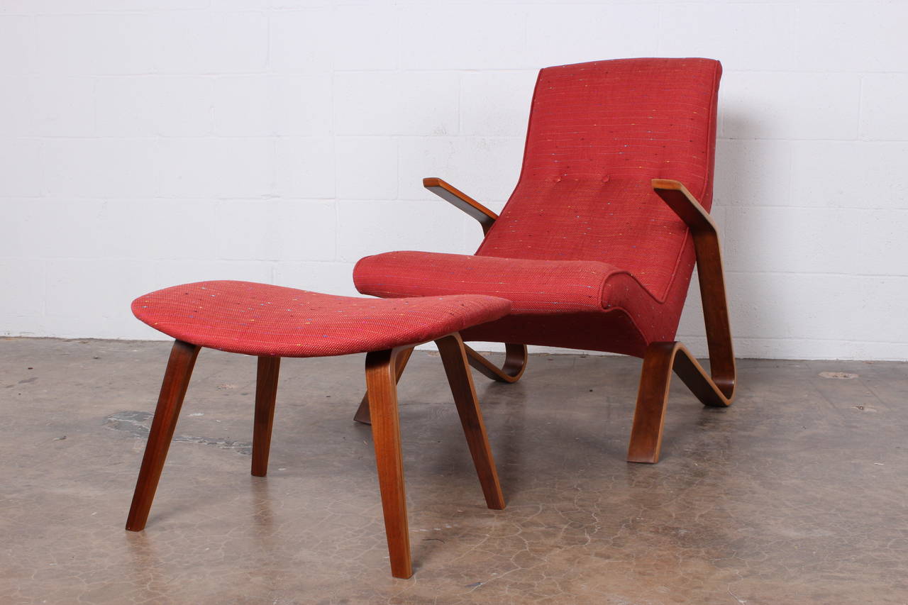 Grasshopper Chair and Ottoman by Eero Saarinen for Knoll 5