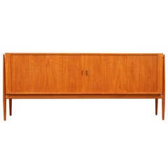 Tambour Door Credenza by Niels Vodder