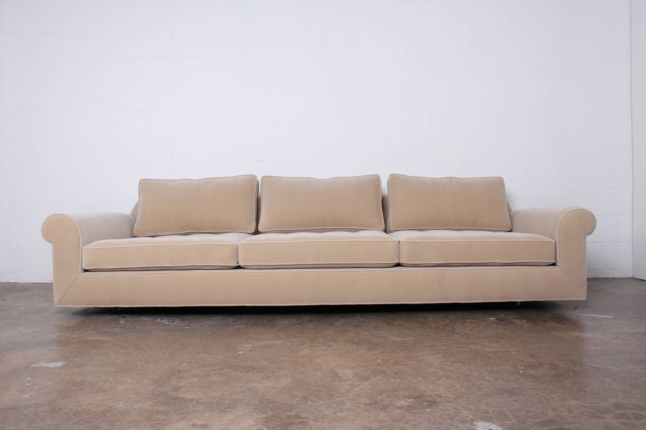 "Big Texan" Sofa by Edward Wormley for Dunbar in Mohair