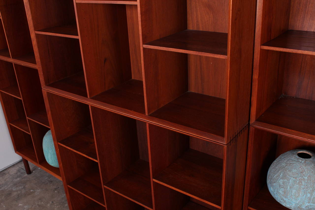 Teak Bookcases by Peter Hvidt for Soborg 5