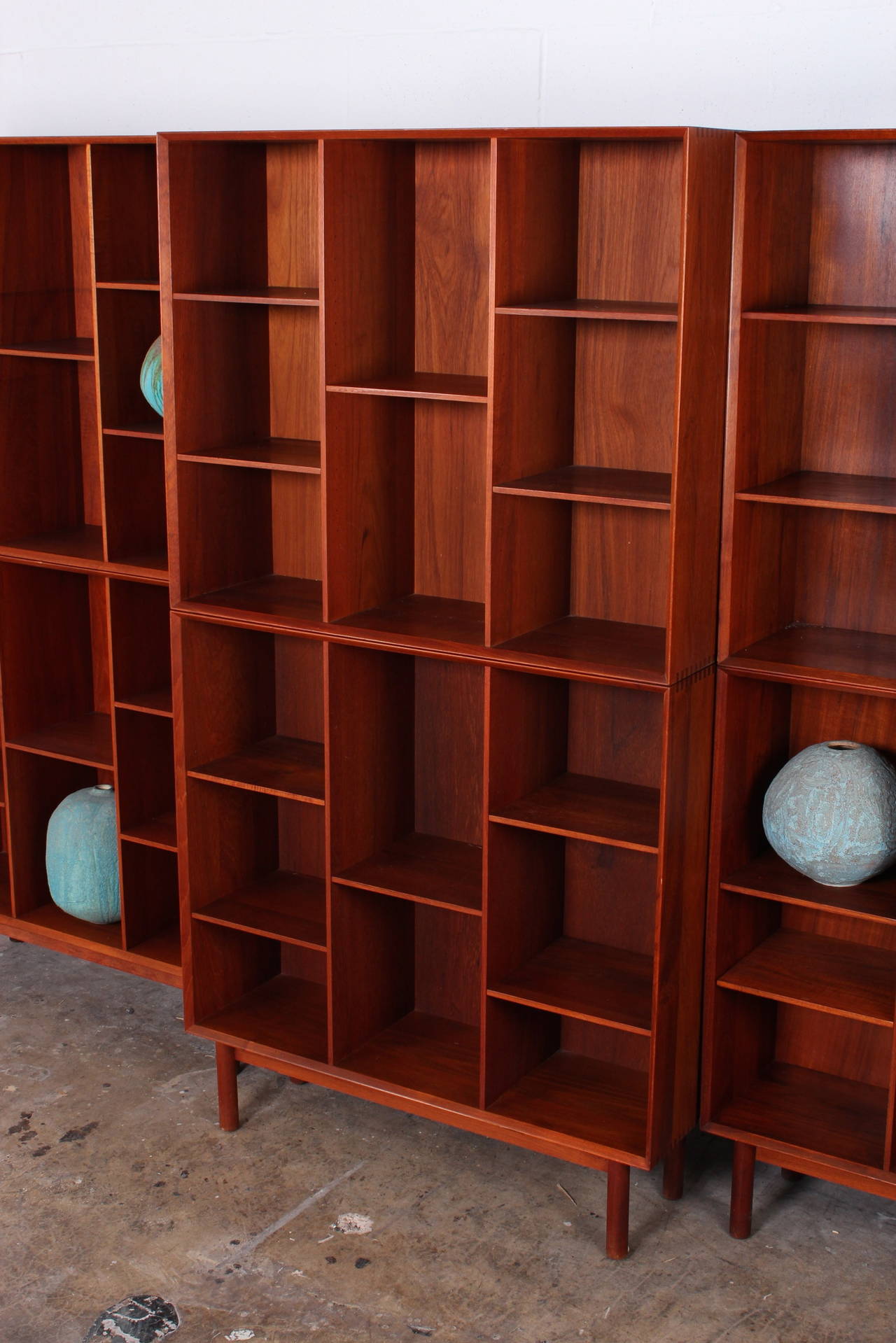 Teak Bookcases by Peter Hvidt for Soborg 6