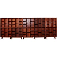 Teak Bookcases by Peter Hvidt for Soborg 12