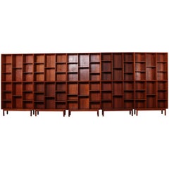 Teak Bookcases by Peter Hvidt for Soborg