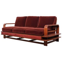 Rare canapé conçu par Russel Wright pour Conant Ball