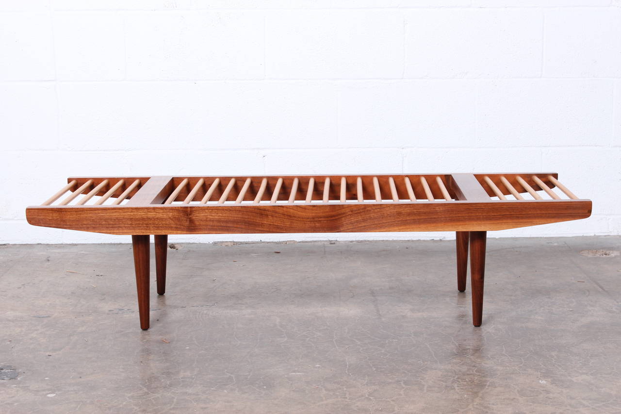 Mid-20th Century Bench by Milo Baughman for Glenn of California