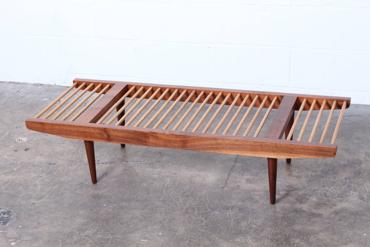 Bench by Milo Baughman for Glenn of California In Excellent Condition In Dallas, TX