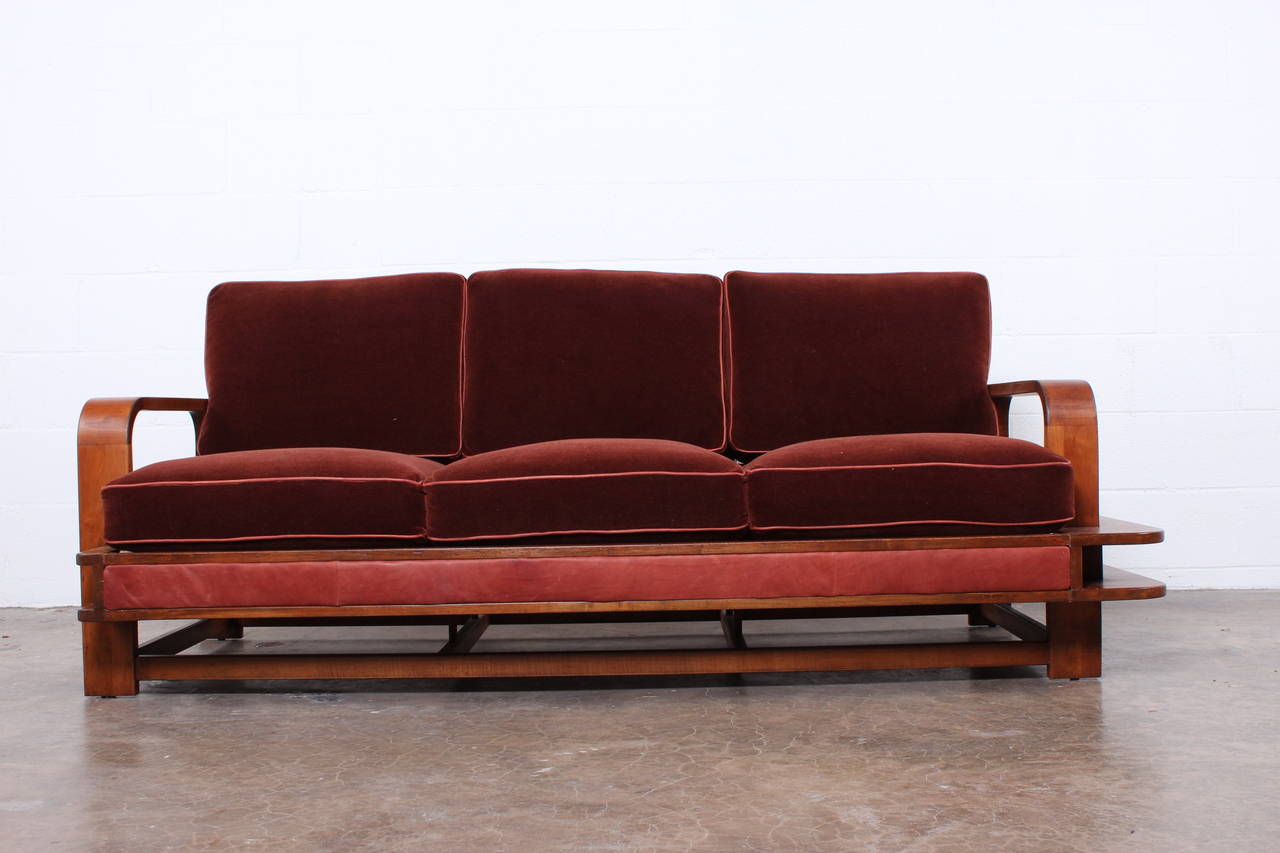 Mid-20th Century Rare Sofa Designed by Russel Wright for Conant Ball