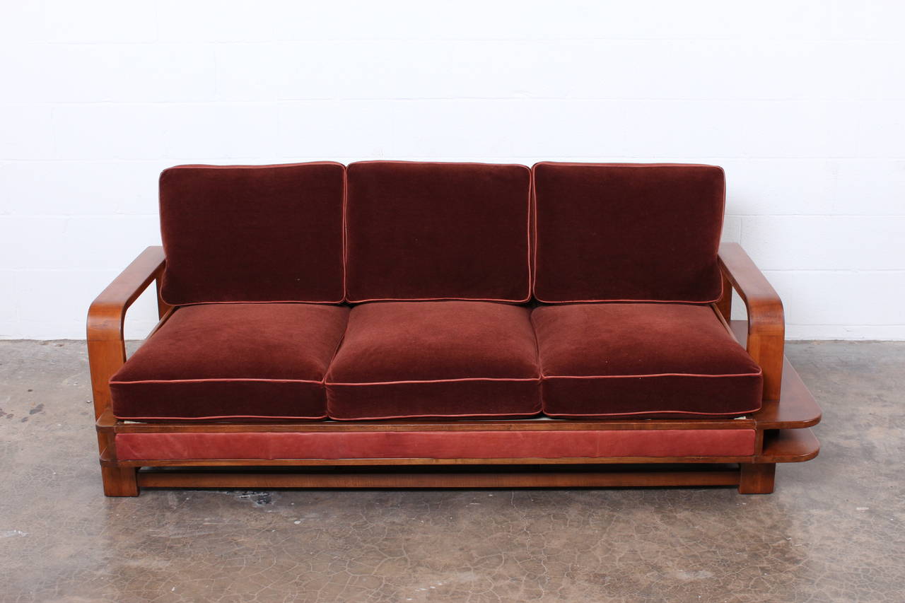 Rare Sofa Designed by Russel Wright for Conant Ball 1