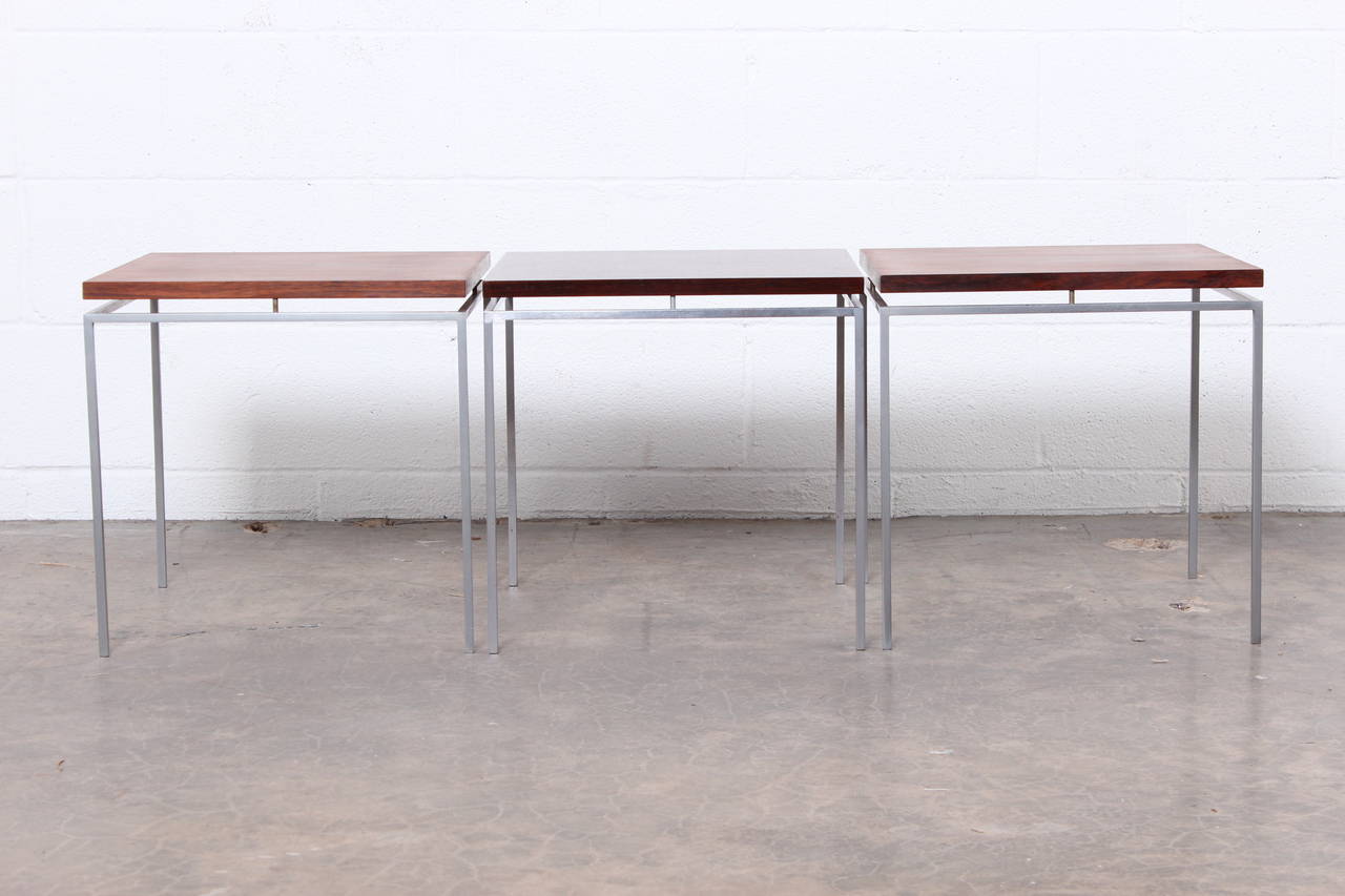 Rosewood Nesting Tables by Knud Joos for Jason In Good Condition In Dallas, TX