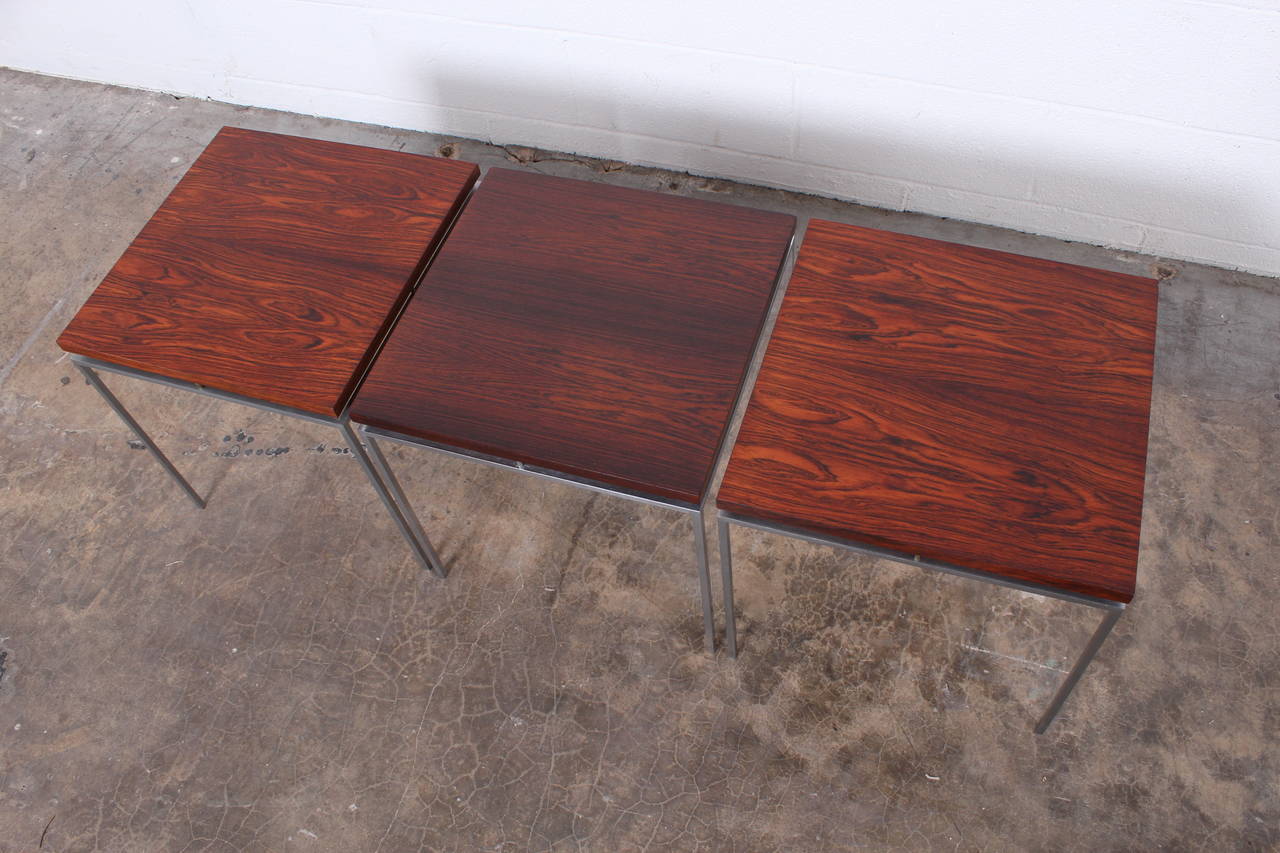 Rosewood Nesting Tables by Knud Joos for Jason 4